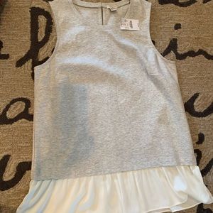 Jcrew Peplum tank top